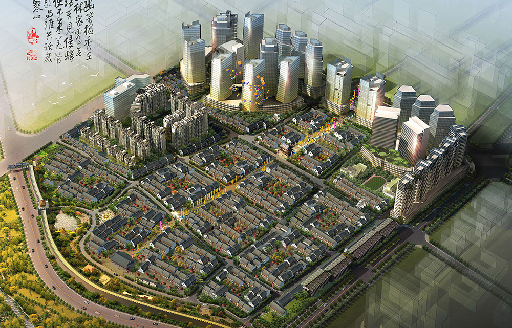 老(lǎo)曲靖規劃方案總鳥瞰