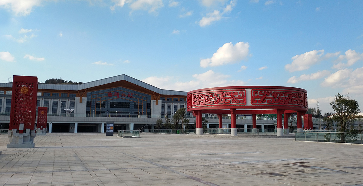 高(gāo)鐵(tiě)廣場(chǎng)中心景觀